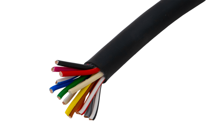 Cavo elettrico HYBSZ YLY-S 8x1,5+5x2,5 tredici conduttori - 1m