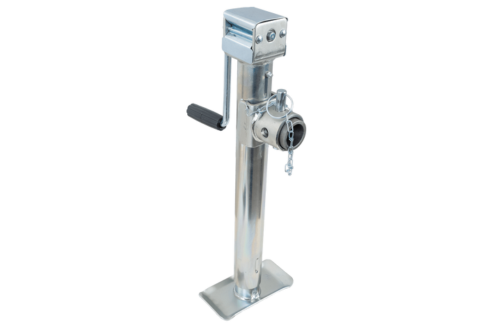 Supporto a manovella estensibile UNITRAILER TJ5002 per rimorchio pianale da 1300 kg, 560-940 mm