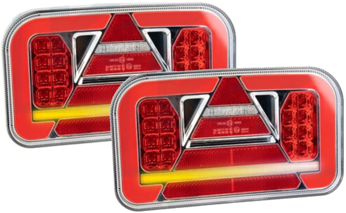 OUTLET TT Technology TT.12513 Luci posteriori a LED 6 funzioni sinistra+destra