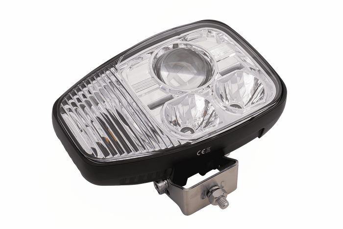 Fari a LED TT Technology TT.16610-L+TT.16610-P con 3 funzioni, 21 LED, 4450 lm, sinistro+destro, per JCB/Cat/Manitou/Volvo/Terex