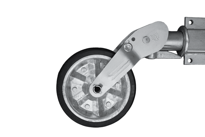Ruota di supporto automatica UNITRAILER con maniglia 400 kg 60 mm 470-785 mm
