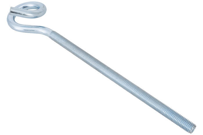 Gancio da cantiere DROMET HOH M12x300 con estremità girevole 