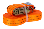 Cinghia di fissaggio UNITRAILER arancione da 12 m/35 mm/2 t con tenditore