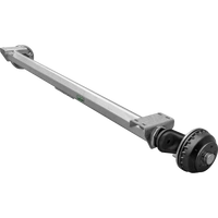 Asse frenato AL-KO COMPACT per rimorchio barca 1350kg 1645/1755mm 2200mm 5x112