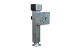 UNITRAILER D-110.000.049 supporto a manovella estensibile per rimorchio pianale da 1300 kg 410-645 mm