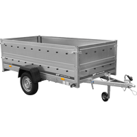 Rimorchio Unitrailer Garden Trailer 264 KIPP (NEW) con ruotino d'appoggio e sovrasponde