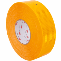 Nastro riflettente autoadesivo giallo 3M - 1 metro