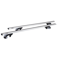 Portapacchi Eco Alubase 135 - portapacchi universale in alluminio per binari aperti