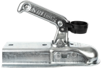 Gancio a sfera WINTERHOFF WW150-VG per rimorchio da 1500 kg con timone quadro da 70 mm