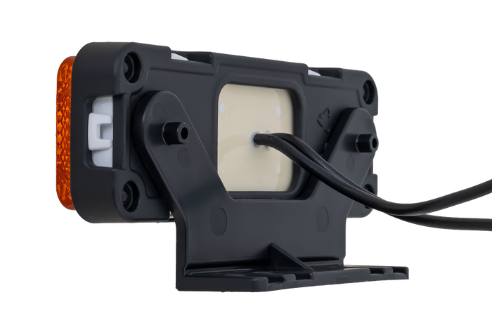 WAŚ W254 2033 Lampada di posizione a LED, arancione, universale, con supporto