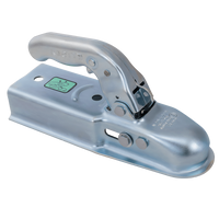 Gancio a sfera KNOTT K7.5-M per rimorchio da 750 kg con timone quadrato da 70 mm