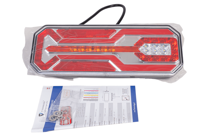 Fanale posteriore a LED TT Technology TT.12514, 5 funzioni, universale
