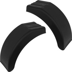 Set di due semiparafanghi per rimorchio DOMAR DR1013004+DR1013005, passaruota 395/220mm sinistro+destro