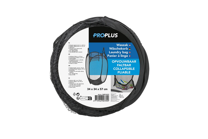 ProPlus 360814V01 Cesto portabiancheria pieghevole per camper e viaggi