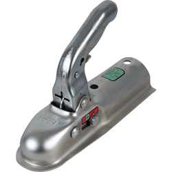 Gancio di traino KNOTT K7.5-D per rimorchio da 750 kg con timone tubolare da 60 mm