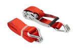 Set di quattro cinghie di trasporto UNITRAILER rosse da 4 m/50 mm/5 t con tenditore