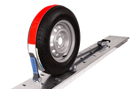 Set di quattro cinghie di trasporto per rimorchi HEFFA CARLINE 130, cinghie di fissaggio ruote 5 m/50 mm/5 t VDI 2700