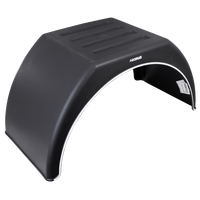 OUTLET Parafango gemellare per rimorchio 14-16" DOMAR DK3115 passaruota piatto 915/450mm