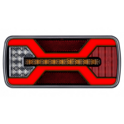 KAMAR X-SPIDER L2425 Fanale posteriore a LED 5 funzioni universale