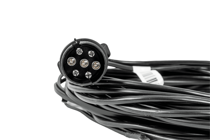 MANTES cablaggio rimorchio impianto elettrico 7m 7 PIN SPINA BAIONETTA 2x 5 PIN