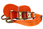 Cinghia di fissaggio UNITRAILER arancione da 12 m/35 mm/2 t con tenditore