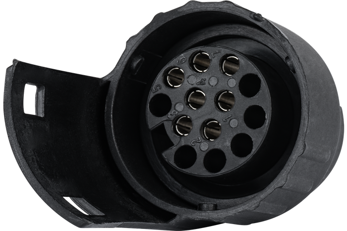 Adattatore KAMAR, riduzione presa gancio traino 7/13 PIN