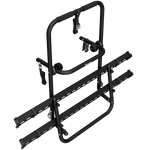 Portabici per ruota di scorta Peruzzo Brennero 4x4 - Portabici per 2 bici con binari (nero)