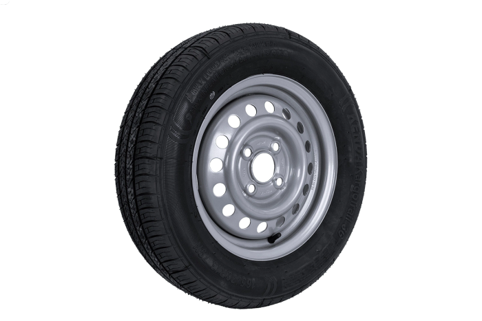 OUTLET Ruota per rimorchio PNEUMATICO KENDA 165/70 R13 79N CERCHIO KENDA 4Jx13"H2 4x100 ET:30