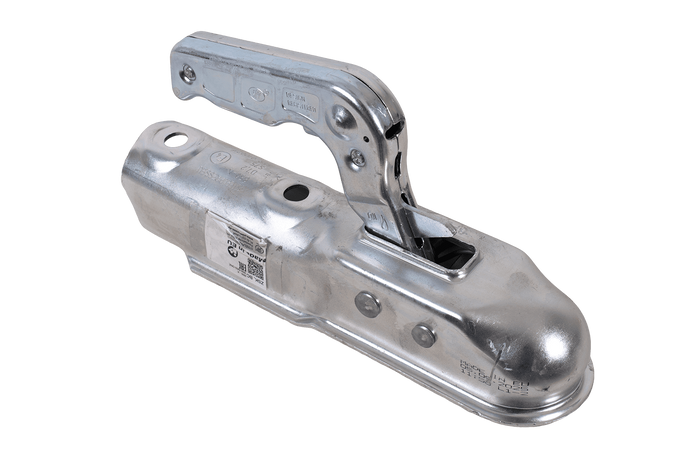 Gancio di traino a sfera STEELPRESS ZSK-0750C per rimorchio da 750 kg con timone tubolare da 50 mm