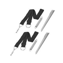 Set di due cinghie antivento ProPlus 361722 per tendalini Thule Omnistor 3m