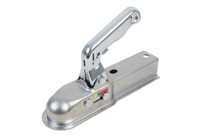 CHOOYO JD.00.53.008 Gancio di traino a sfera per rimorchio da 800 kg con timone quadrato da 40 mm