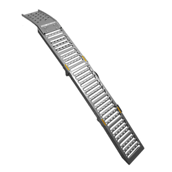 UNITRAILER ALR005 rampa pieghevole in acciaio per rimorchio, 200 cm, 250 kg