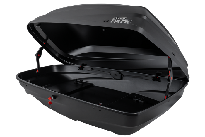 Box da tetto Inter Pack Stella 440, nero opaco