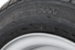 OUTLET Ruota per rimorchio rinforzata PNEUMATICO GT Radial 195/50 R13C 104/101N CERCHIO KENDA 6Jx13"H2 5x112 ET:30