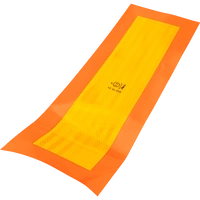 Adesivi riflettenti corti HILLS targhe segnaletiche per veicoli lunghe 565x196mm sinistra+destra