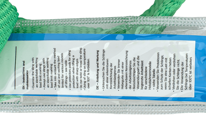 Cinghia per gru HEFFA 6m/60mm/2t con anelli