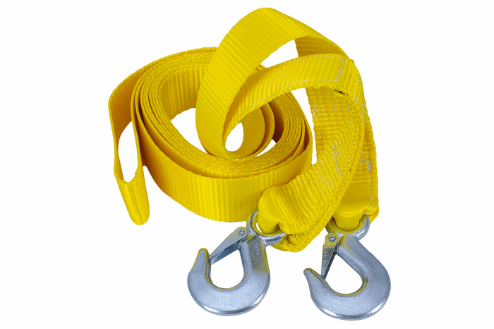Cavo di traino con ganci UNITRAILER cinghia di traino 5m/50mm/4t giallo