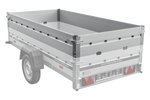 Sponde laterali in alluminio BIS per i rimorchi UNITRAILER GARDEN 264 KIPP ALU e 264/2 KIPP ALU