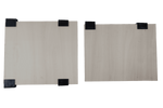 Set di due ripiani per la cassetta degli attrezzi DAKEN ARKA 81209, scomparto 430x380mm e 430x340mm