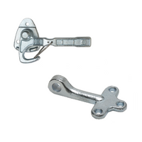 Gancio di traino sinistro con dispositivo di fissaggio WINTERHOFF WV 10-L + WVG 10-A, chiusura completa del lato del rimorchio