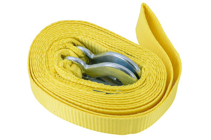 Cavo di traino con ganci UNITRAILER cinghia di traino 5m/50mm/4t giallo