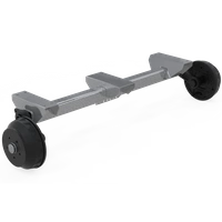 Assale frenato KNOTT VGB18 per rimorchio/carro attrezzi 1800kg 1140/1248mm 1700mm 5x112