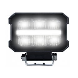 Faro da lavoro a LED con riflettore per camion, senza cornice, modello L3422, 12 LED, 2200 lm.