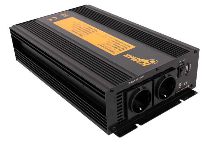 Convertitore di tensione 12V/230V (2000/4000W) KAMAR E1930