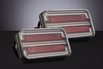 Luci posteriori a LED TT Technology TT.12028B-DI-CAN con 3 funzioni CANBUS su magnete sinistra + destra