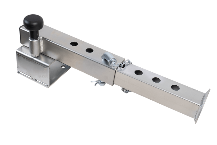 Supporto a manovella estensibile UNITRAILER JL1 per rimorchio pianale da 1500 kg, 346-576 mm