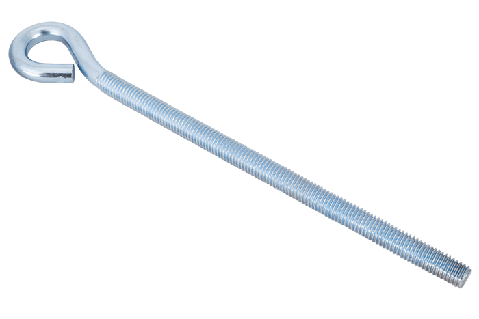 Gancio da cantiere DROMET HO M8x185 con estremità chiusa (occhiello)