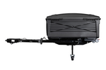 Towbox Camper Alpha nero (corto) - portapacchi da montare sul gancio di traino
