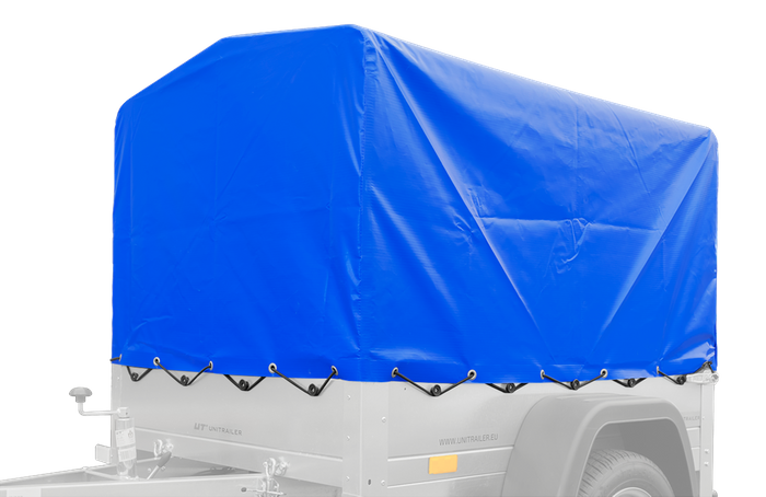 Telo blu per rimorchio Garden Trailer 150 kipp 1500x1060x800 mm