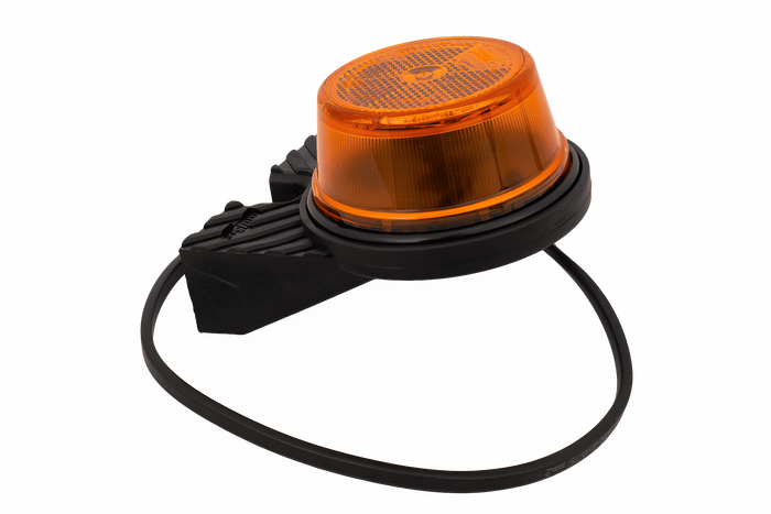 Lampada di segnalazione universale arancione a LED FRISTOM FT-059 con staffa angolare